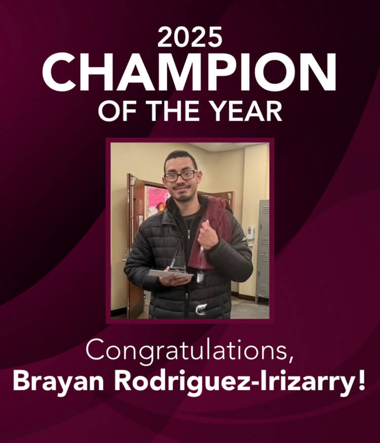 2025 Champion of the Year