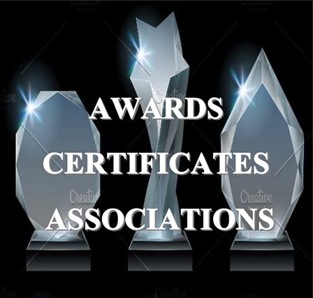 Awards certificates associations
