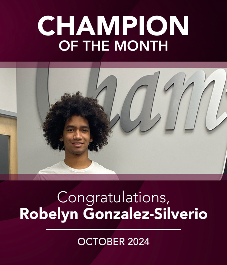 Champion of the Month - October 2024