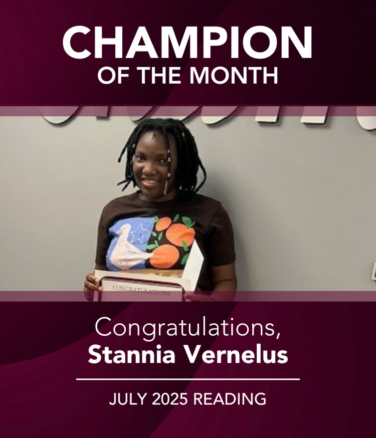 Champion of the Month - Reading - July 2025